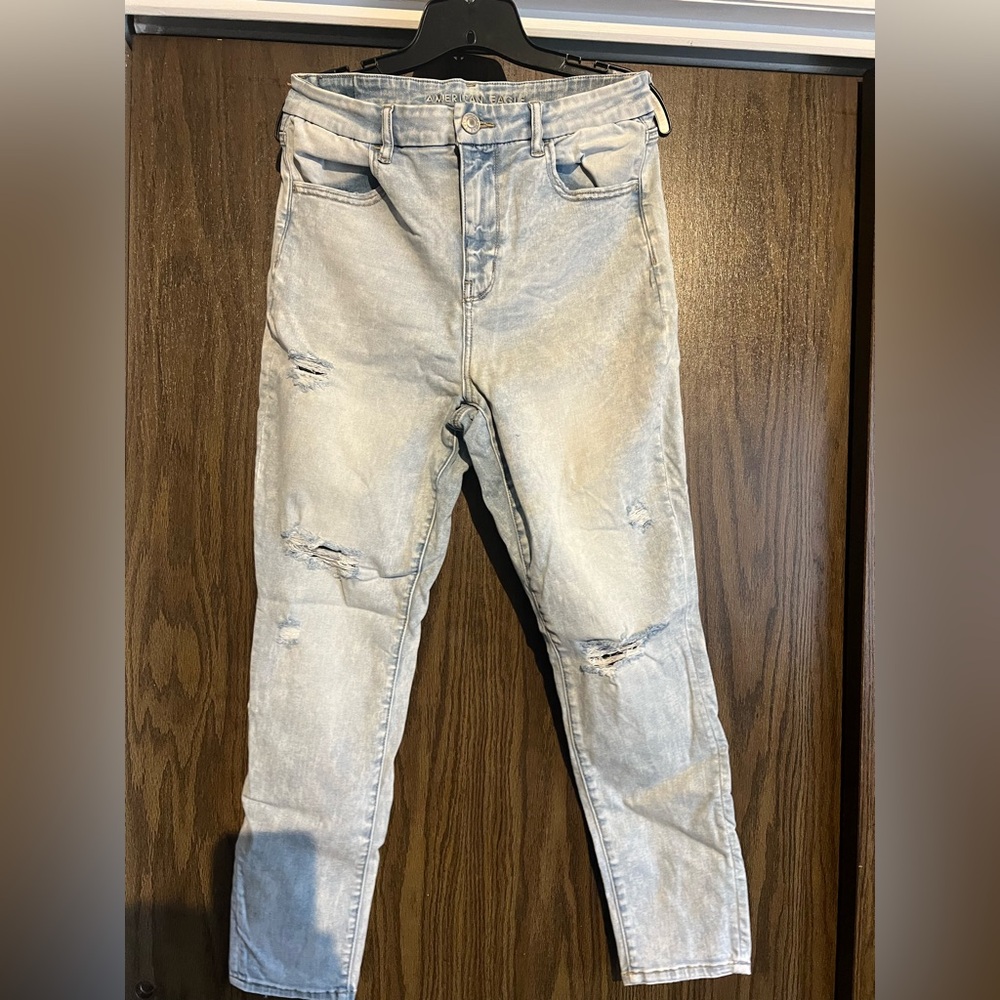 American Eagle Outfitters Blue Curvy Hi-Rise Jegging